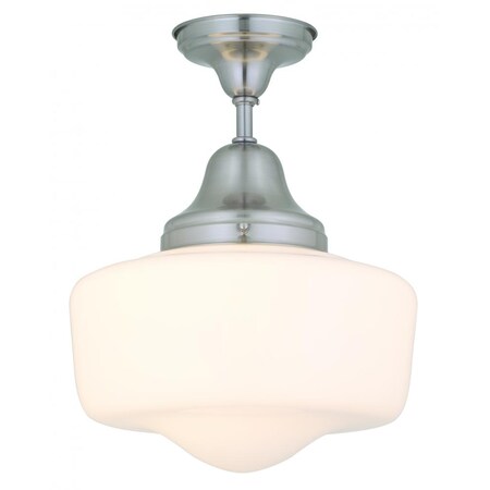 DVI DVP7511SN Schoolhouse Semi Flush Ceiling Light